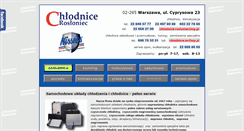 Desktop Screenshot of chlodnice.net.pl