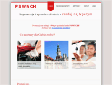 Tablet Screenshot of chlodnice.pl